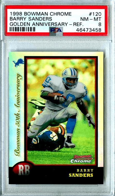 Barry Sanders Rookie Card – Top 3 Cards, Value, and Investment Advice ...