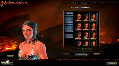 Neverwinter Character creation Half-elf Female - MMO HD TV (1080p ...