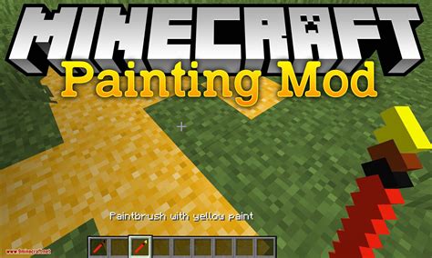 Painting Mod 1.14.3, 1.12.2 (Allow You to Paint Some Block) - Mc-Mod.Net