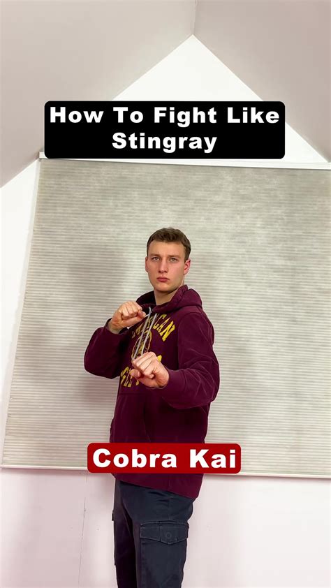 How To Fight Like Stingray | Cobra Kai #martialarts #cobrakai #stingray ...