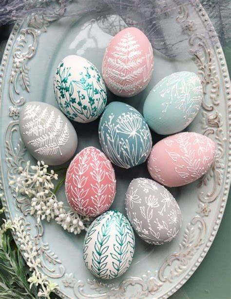 25 Pretty & Creative Easter Egg Decorating Ideas To Try DIY | Easter egg decorating, Easter eggs ...