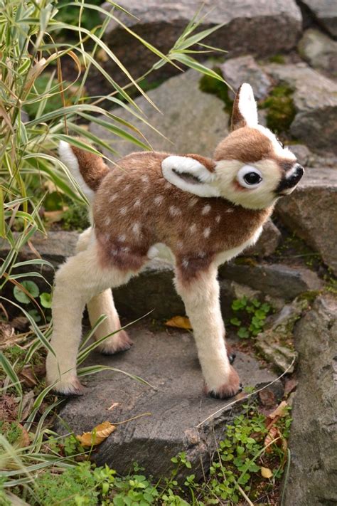 Realistic Deer MADE TO ORDER Plush Fawn, White Tailed Baby Deer, Animal ...