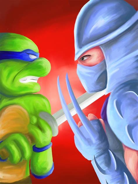 Leonardo vs Shredder by @acontini9023 #illustration #digital (With images) | Leonardo ...