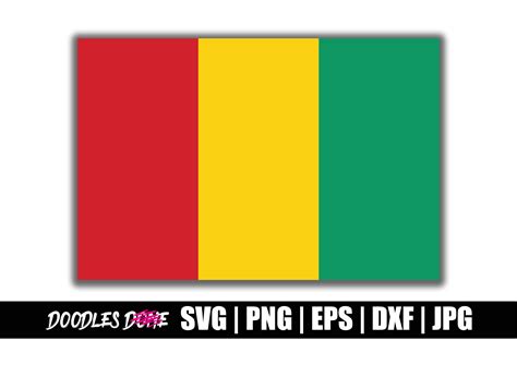 Guinea Flag SVG Graphic by Doodlesdone · Creative Fabrica