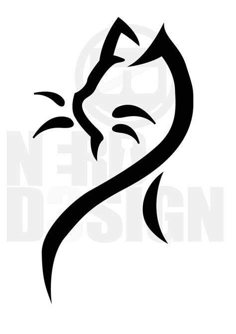 Cat Tribal Tattoo by NerdDesign on DeviantArt