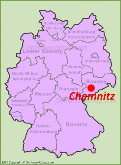 Chemnitz Map | Germany | Maps of Chemnitz