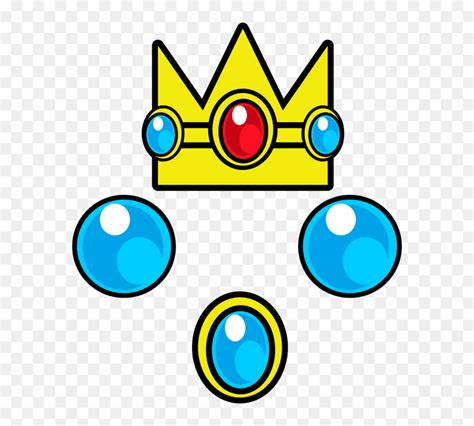 Transparent Princess Crown Png - Transparent Princess Peach Crown, Png Download - vhv