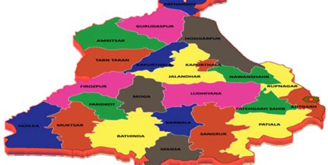 Districts Of Punjab, Punjab District Map-View & Download - Infoandopinion