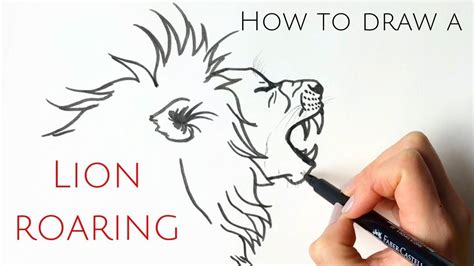 How to draw a lion roaring for beginners Lion Drawing Simple, Theme Ideas, Art Ideas, Lion King ...