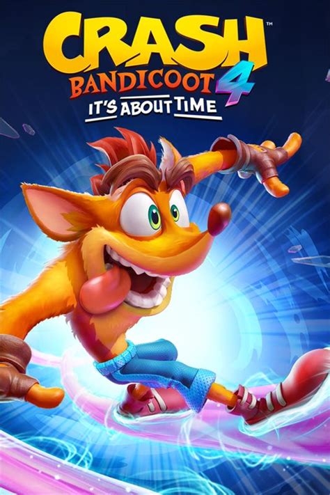 Crash Bandicoot 4: It's About Time (2020) Xbox One box cover art ...