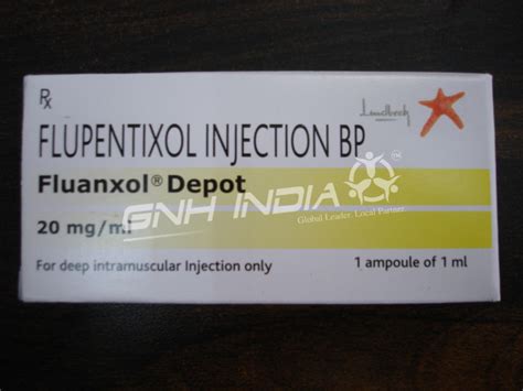 Flupentixol Injection BP 20mg/ml (Fluanxol) - Pharmaceutical Distributors, Wholesalers ...