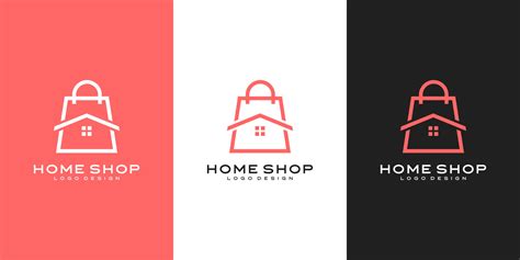 home shop logo vector design 7993463 Vector Art at Vecteezy