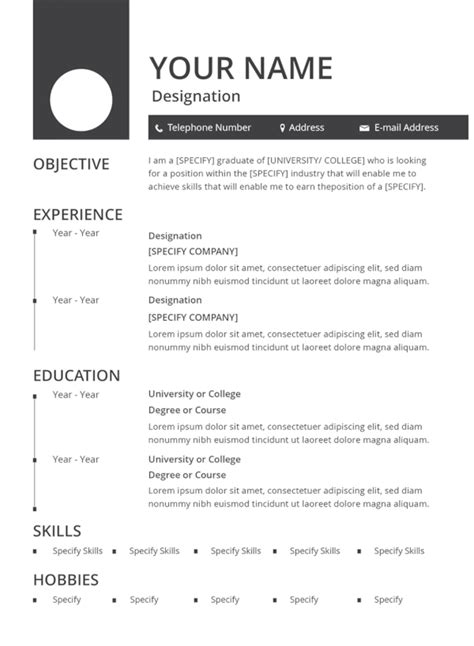 10+ Best Resume Formats - DOC, PDF, PSD | Best resume format ...