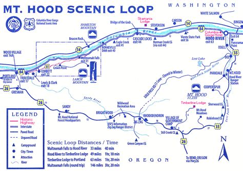 Mt Hood Fruit Loop Map - Rubia Claribel