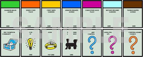 Monopoly Card Template – Calep.midnightpig.co Regarding Monopoly ...