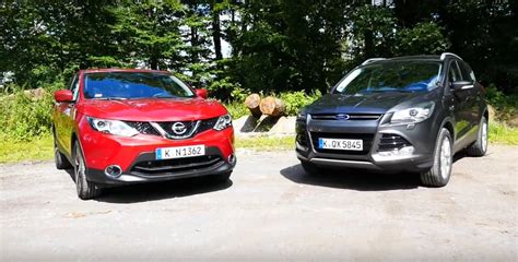 2015 Nissan Qashqai vs Ford Kuga Comparison Test Reveals SUV-Crossover ...