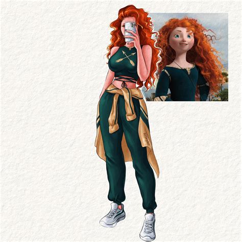 Modern princess Merida by allskyart : r/disney