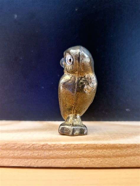 Greek Owl Sculpture AOE From Athens From the 1950s Vintage in - Etsy