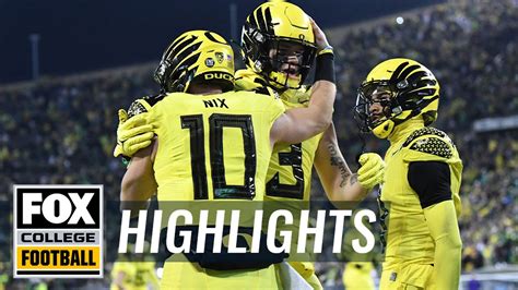 No. 6 Oregon vs. No. 25 Washington Highlights | CFB on FOX - YouTube