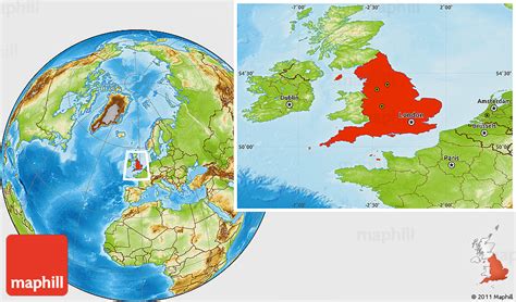 England World Map Location