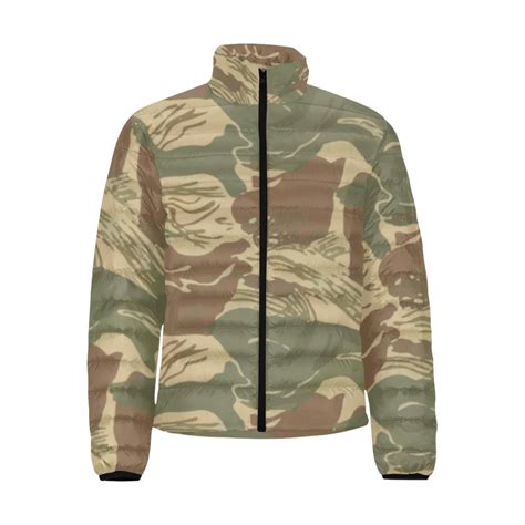 Rhodesian Brushstroke Camouflage v1 Padded Jacket | Mega Camo