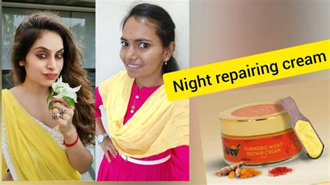 Haappy Herbs by Shrutika 🌿 Turmeric Night Repairing Cream Review / தமிழில் - YouTube