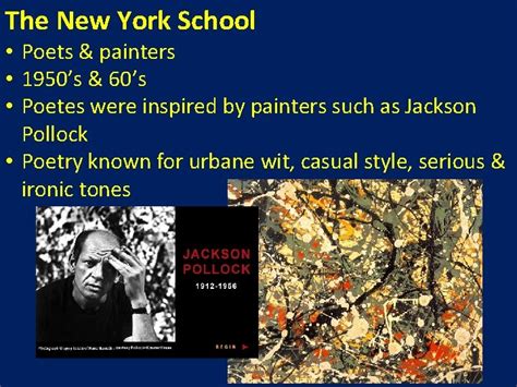 The New York School Poets painters 1950s 60s