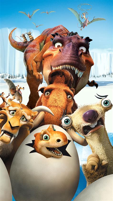 Ice Age: Dawn of the Dinosaurs (2009) Phone Wallpaper | Moviemania | Disney wallpaper, Cute ...