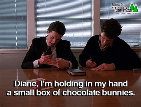 Diane, I'm Holding In My Hand A Small Box Of Chocolate Bunnies