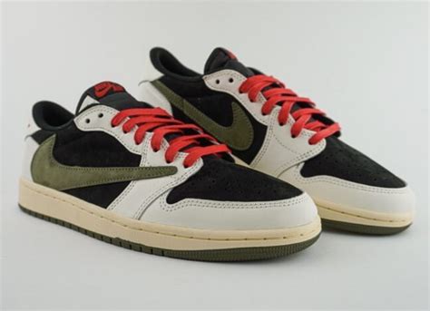 Travis Scott x Air Jordan 1 Low Olive DZ4137-106 Release Date | SBD