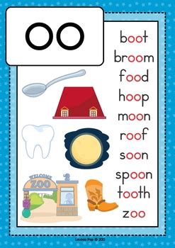 OO Vowel Digraph Games-Activities-Worksheets by Lavinia Pop | TpT