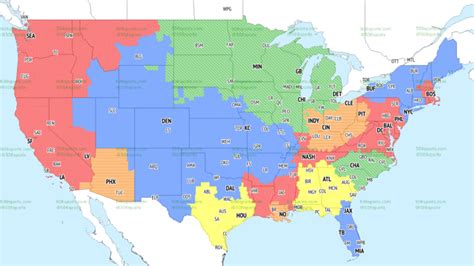 NFL coverage map 2023: TV schedule Week 5