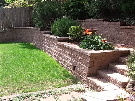 Retaining Wall Ideas For Sloped Backyard Sloped Backyard Retaining ...