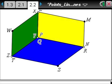 Activity: Points, Lines, and Planes: Geometry: TI Math Nspired