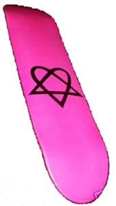 Amazon.com : Bam Heartagram HIM Skateboard Deck w/ Element Grip : Sports & Outdoors