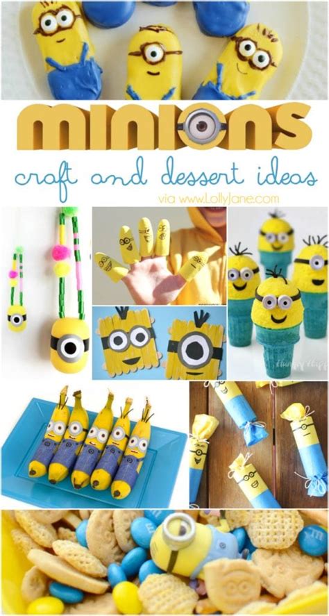 25+ minion crafts and minion dessert ideas