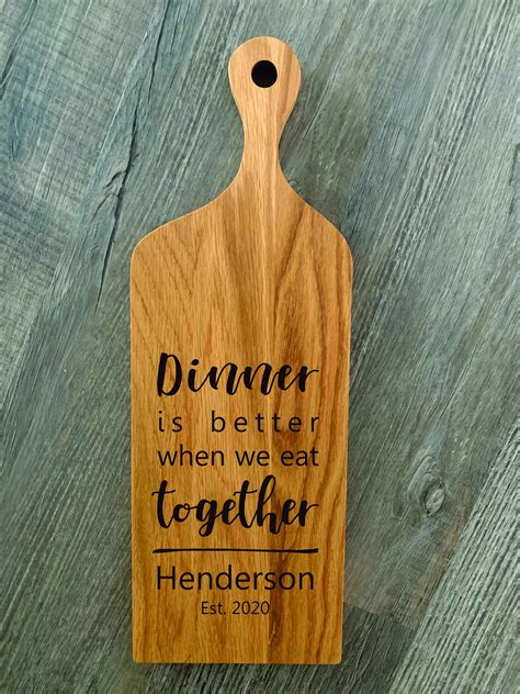 Custom Charcuterie Board Personalized Family Cutting Board with Handle ...