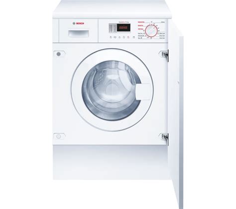 BOSCH WKD28351GB Integrated Washer Dryer - White Fast Delivery | Currysie