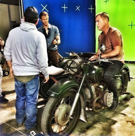 Behind the scenes of Macgyver season 2! Lucas Till as Angus Macgyver, and George Eads as Jack ...