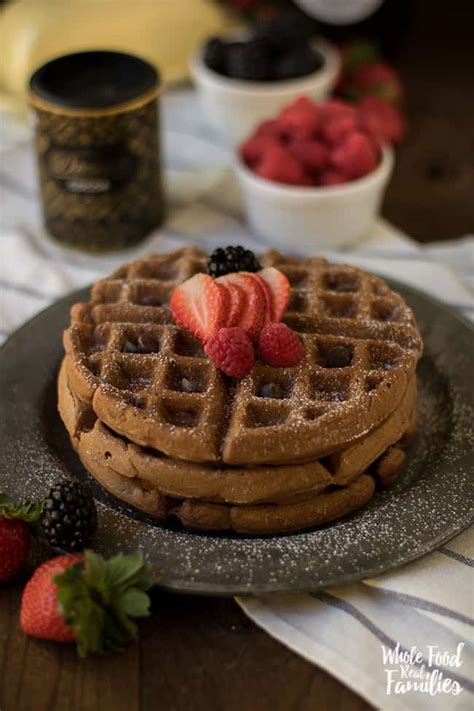 Chocolate Waffles | My Nourished Home