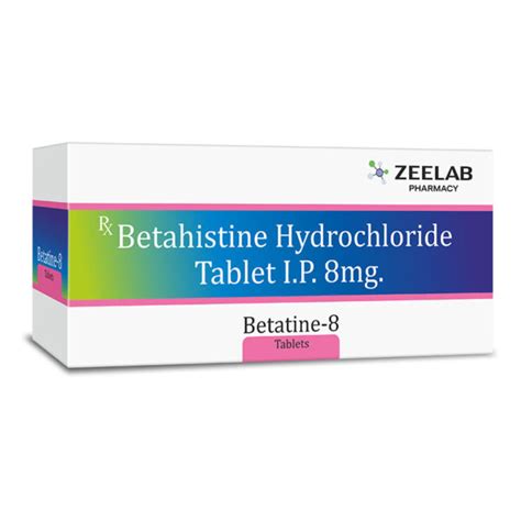 Betahistine 8mg Tablet Betatine M Care Exports | Pharma Exporters