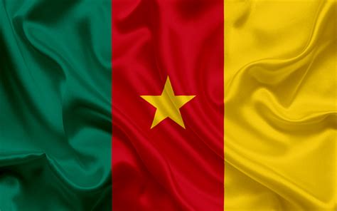 Cameroun drapeau » Voyage - Carte - Plan