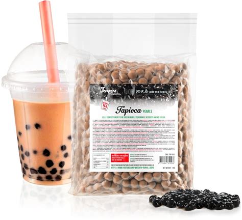 TIFC Tapioca Boba Bubble Tea Pearls 1 kg - Crema