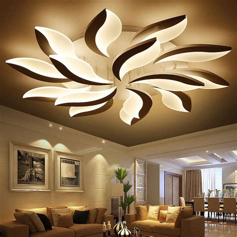 Acrylic LED Ceiling Lights Modern Simplicity Home Decorative Light Fixtures Ceiling Lamp ...