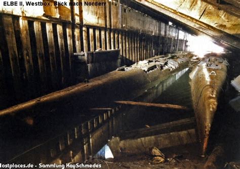 Three U Boats missing until 1985 when found in the Elbe U-boat bunker in Hamburg