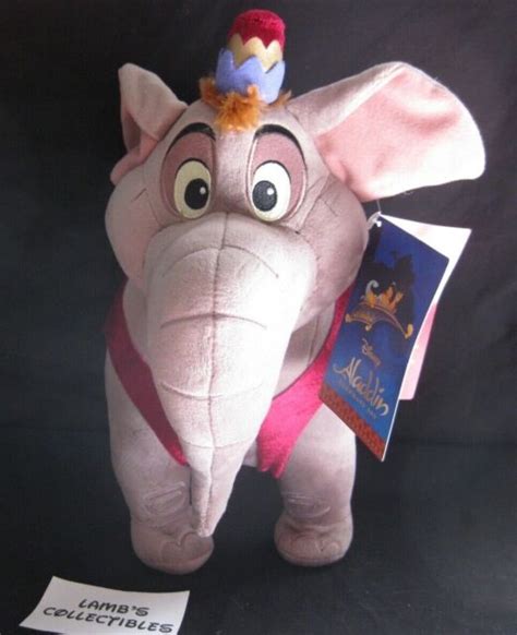 ShopDisney Store Authentic Elephant Abu plush Doll Aladdin Halloween 13.5" Toy | eBay