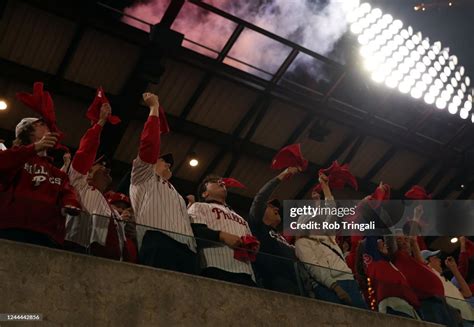 Phillies fans cheer during Game 4 of the 2022 World Series between ...