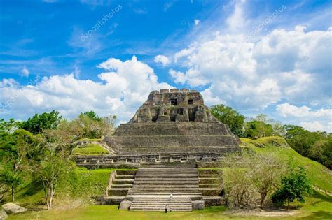 Xunantunich maya site ruins in belize Stock Photo by ©pxhidalgo 54260885