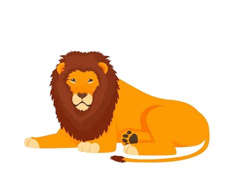 Premium Vector | Lion. vector isolated on white background