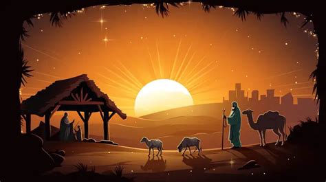 Nativity Scene Religious Christmas Backgrounds Images & Pictures | Free Download On Pngtree